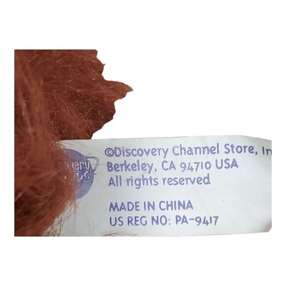 Discovery Channel Monkey Ape Chimp Plush Brown Realistic Furry Soft Toy - Picture 12 of 13